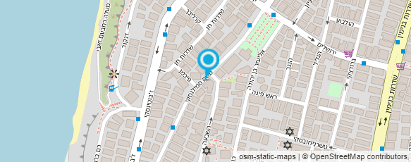 מפת הגעה אל "בנק שירותי ניהול"