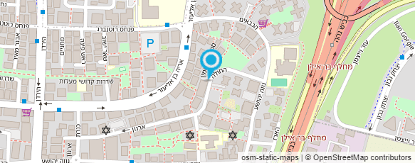 מפת הגעה אל בינ"ה- מרכז לזהות יהודית