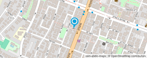 מפת הגעה אל מערך לימודי החוץ - האוניברסיטה הפתוחה