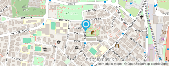 מפת הגעה אל פרופ' דרוקר אלפרד (אהרן)