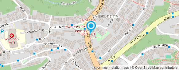 מפת הגעה אל רובינשטיין ציפורה