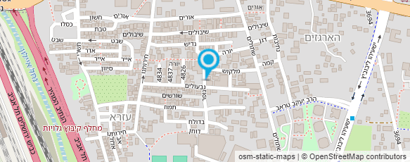 מפת הגעה אל אחים ישראלי צבעים