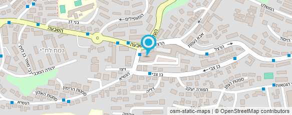 מפת הגעה אל מרכז הפיצה