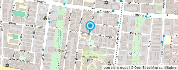 מפת הגעה אל מכון טכנולוגי חולון  איצ'.איי.טי