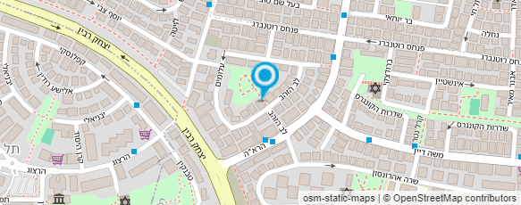 מפת הגעה אל עזרה למרפא סניף ר"ג