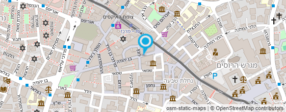 מפת הגעה אל עו"ד ונוטריון יהודה כהן