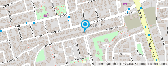 מפת הגעה אל המרכז לאנגלית - דניאלה קליינמן