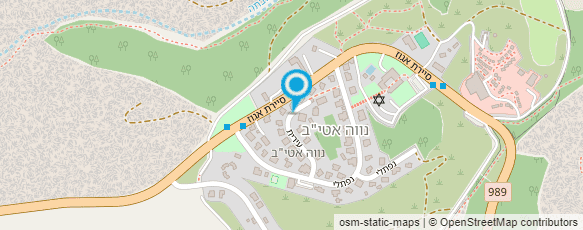 מפת הגעה אל משכן ההר