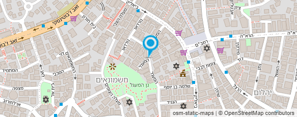 מפת הגעה אל מסיבת גן אצל תמי