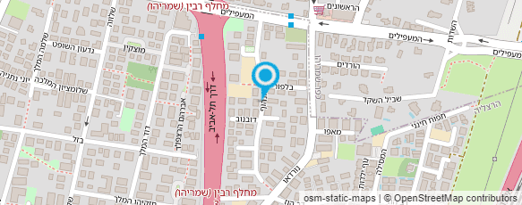 מפת הגעה אל פרופ'/מ אלנבוגן אדריאן