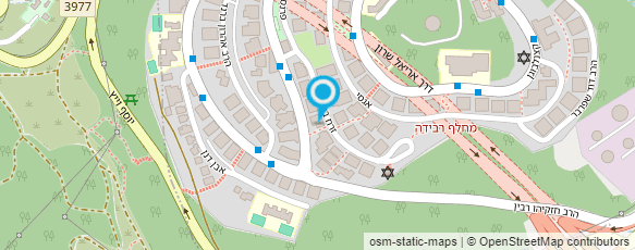 מפת הגעה אל בית אולפנא ירושלים