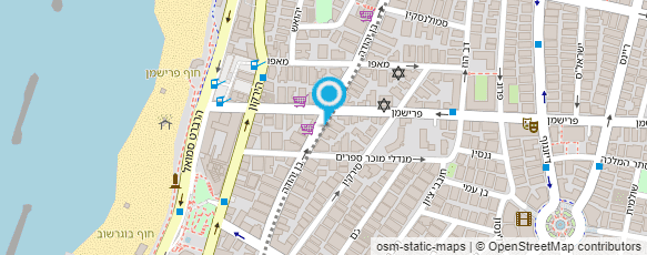 מפת הגעה אל קדמה קוסטמטיק מוצרי ים המלח