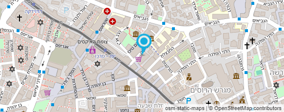 מפת הגעה אל אלכסנדר מאיר בן-עזרא