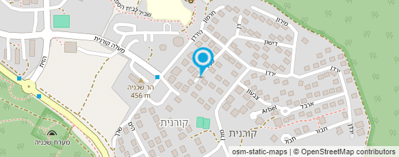 מפת הגעה אל צרכניית קורנית