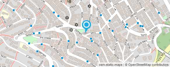 מפת הגעה אל בית הספר הנסיוני הפתוח