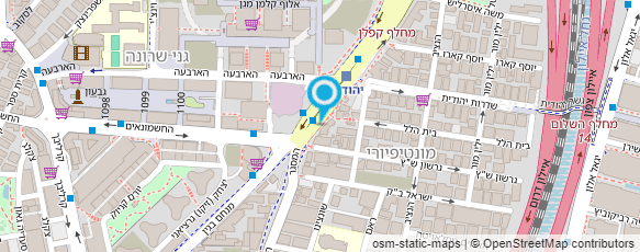 מפת הגעה אל ויסמן -  רואה חשבון