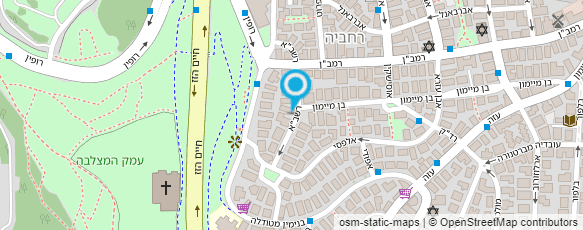 מפת הגעה אל ד"ר ברונשטיין ז'אק- רופא עיניים פרטי