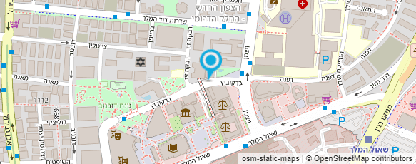 מפת הגעה אל עו"ד איש-שלום הלל