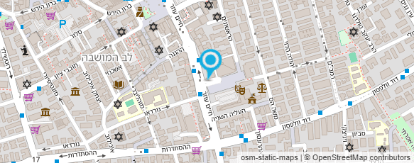 מפת הגעה אל ד"ר בן-טובים ראובן