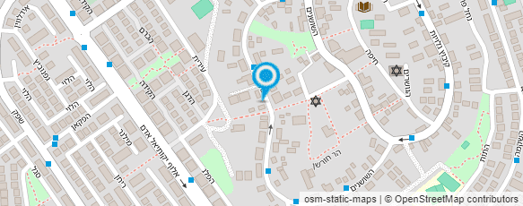 מפת הגעה אל ספריית גבעת אולגה