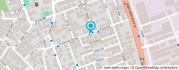 מפת הגעה אל ספריית נווה חיים