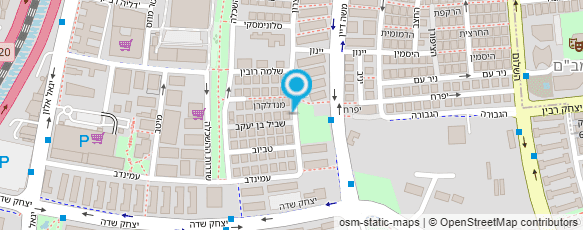 מפת הגעה אל ד"ר גלוך מ.