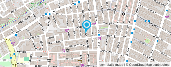 מפת הגעה אל אתי ג'ון אליעזרוב