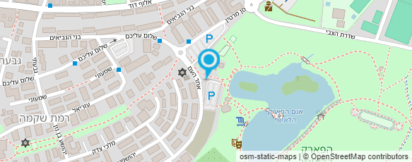 מפת הגעה אל הפארק הלאומי רמת גן