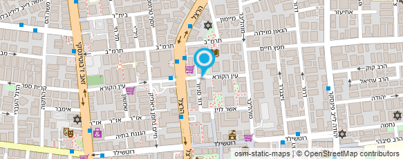 מפת הגעה אל "יוניסקס" - יעקב וג'ורג'ט