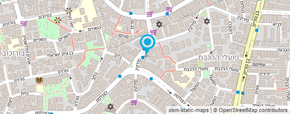 מפת הגעה אל קונדיטורית הופמן האופה