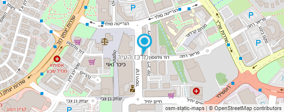 מפת הגעה אל קרן בנגב-ביה"ס לנהיגה