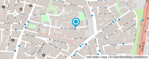 מפת הגעה אל מוסדות זכרון סיני נועם התורה