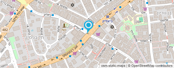 מפת הגעה אל עו"ד גבאי אורי