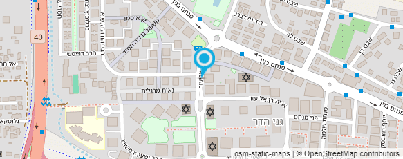 מפת הגעה אל מופע הבובות החסידי