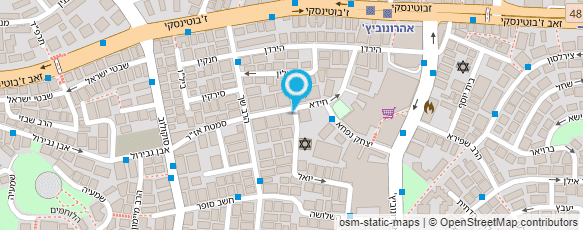 מפת הגעה אל מכולת קופ