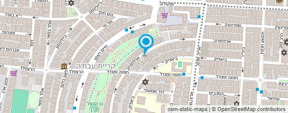 מפת הגעה אל יובל טפירו טופ הפקות