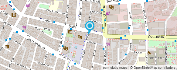 מפת הגעה אל איינגר יוגה המרכז ת"א