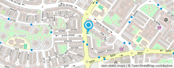 מפת הגעה אל גן צבר