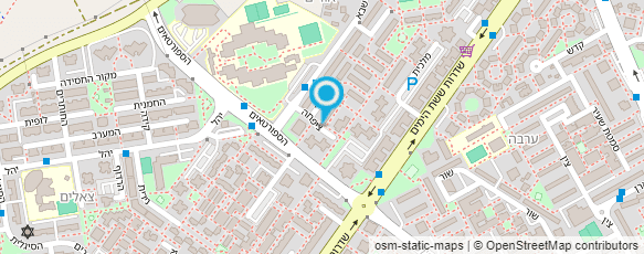 מפת הגעה אל גן מערבון