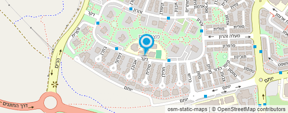 מפת הגעה אל מצפה-ים בי"ס יסודי