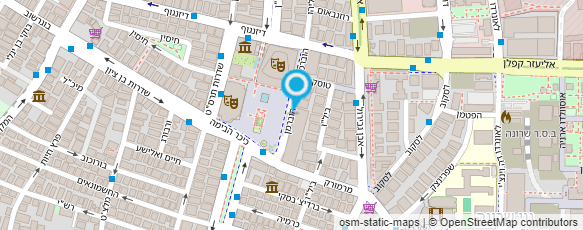 מפת הגעה אל עמותת ארתור רובינשטיין