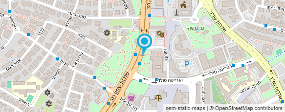 מפת הגעה אל קדוסי יוסי אדריכלים ונגישות