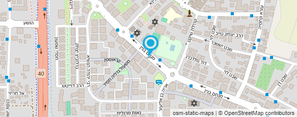 מפת הגעה אל פרחי ירושלים