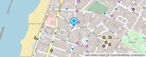 מפת הגעה אל אגוד מקבלי גמלאות מגרמניה בע"מ