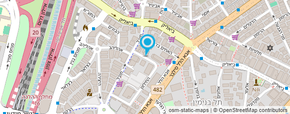 מפת הגעה אל עו"ד שימקביץ אריאל