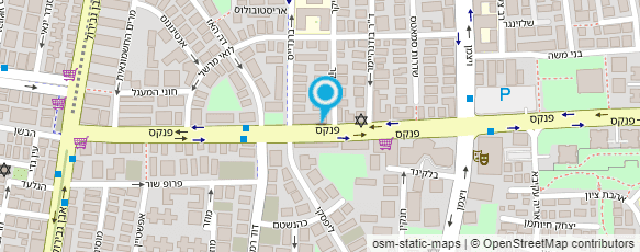 מפת הגעה אל מעדנים בפנקס