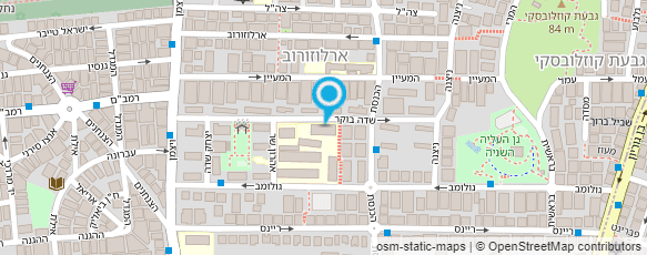 מפת הגעה אל מועדון החמש