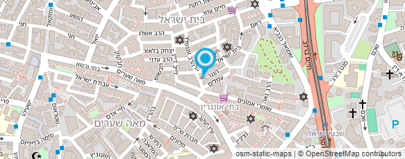 מפת הגעה אל ישיבת אנשי מעמד