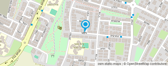 מפת הגעה אל גינון שלי