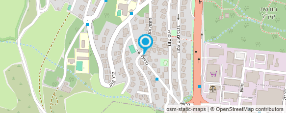 מפת הגעה אל נופש בן ברוך